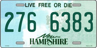 NH license plate 2766383
