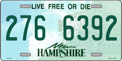 NH license plate 2766392