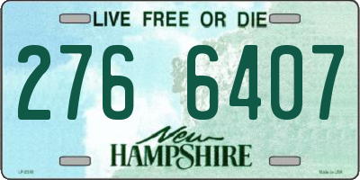 NH license plate 2766407