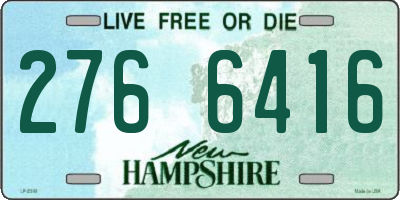 NH license plate 2766416