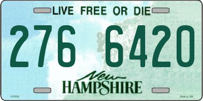 NH license plate 2766420