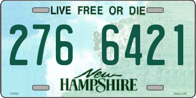 NH license plate 2766421