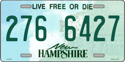 NH license plate 2766427