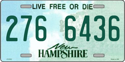 NH license plate 2766436