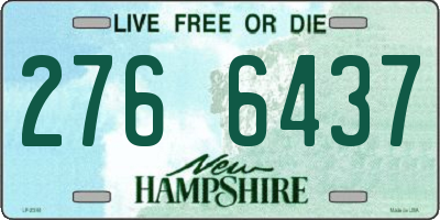 NH license plate 2766437
