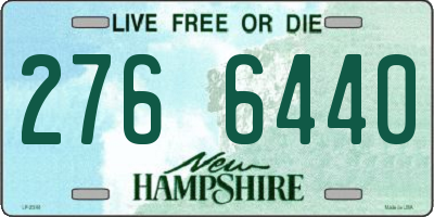 NH license plate 2766440