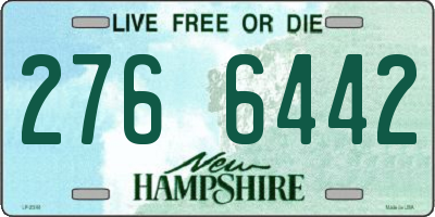NH license plate 2766442