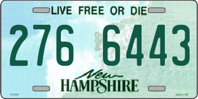 NH license plate 2766443
