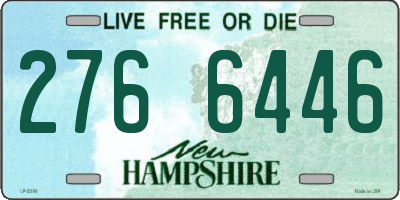 NH license plate 2766446