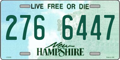 NH license plate 2766447