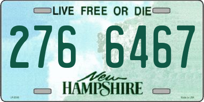NH license plate 2766467