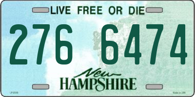 NH license plate 2766474