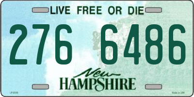 NH license plate 2766486
