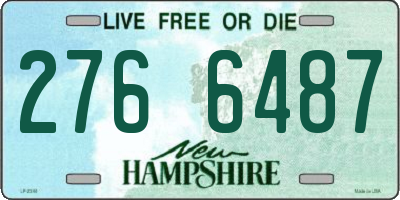 NH license plate 2766487