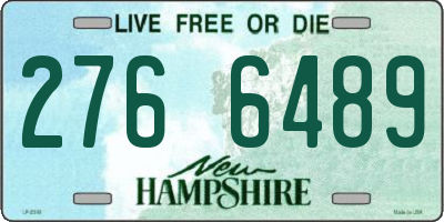 NH license plate 2766489