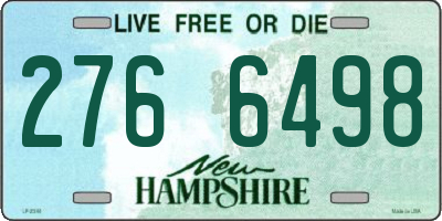 NH license plate 2766498