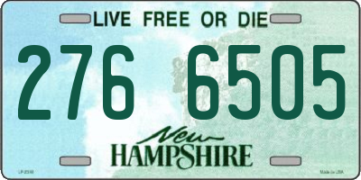 NH license plate 2766505