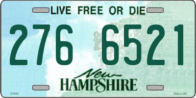 NH license plate 2766521