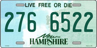 NH license plate 2766522