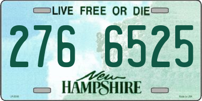 NH license plate 2766525