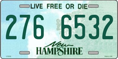 NH license plate 2766532