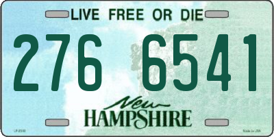 NH license plate 2766541