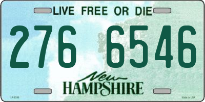NH license plate 2766546