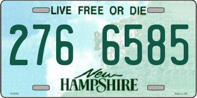 NH license plate 2766585