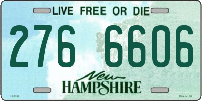 NH license plate 2766606