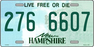 NH license plate 2766607