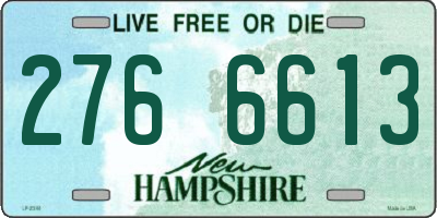 NH license plate 2766613