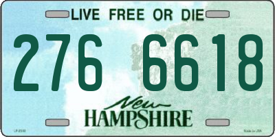 NH license plate 2766618