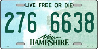 NH license plate 2766638