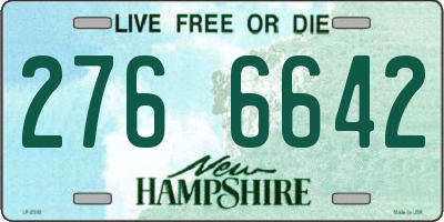 NH license plate 2766642