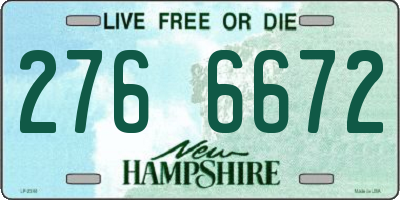 NH license plate 2766672