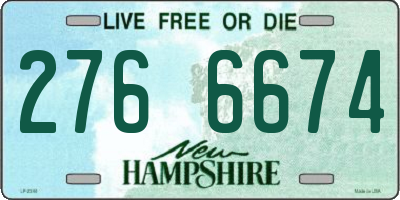 NH license plate 2766674