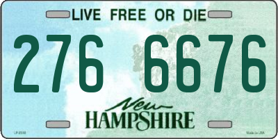NH license plate 2766676