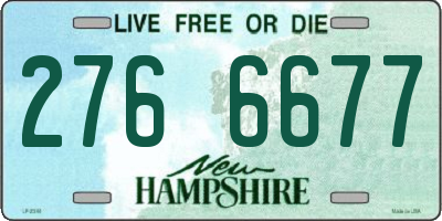 NH license plate 2766677