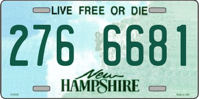 NH license plate 2766681