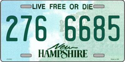 NH license plate 2766685