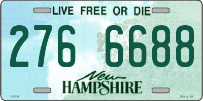 NH license plate 2766688