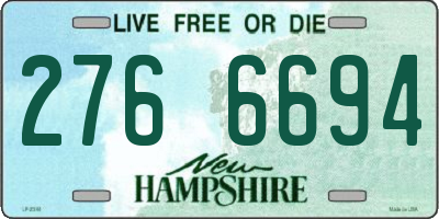 NH license plate 2766694