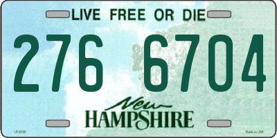 NH license plate 2766704