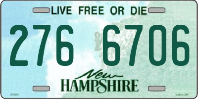 NH license plate 2766706