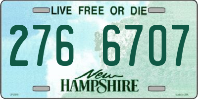 NH license plate 2766707