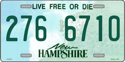 NH license plate 2766710
