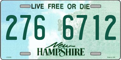NH license plate 2766712