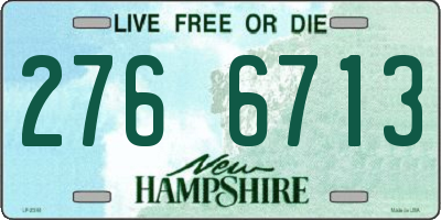 NH license plate 2766713