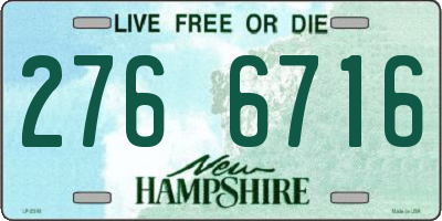 NH license plate 2766716