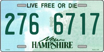 NH license plate 2766717